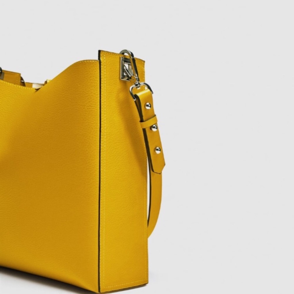 LAST ONE - NWT Zara Reversible Bucket Bag - Picture 4 of 7